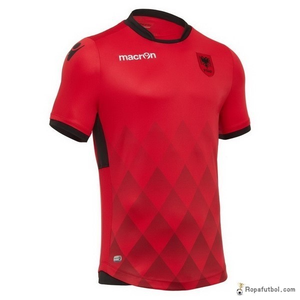 Camiseta Albania Replica Primera Ropa 2017 Rojo